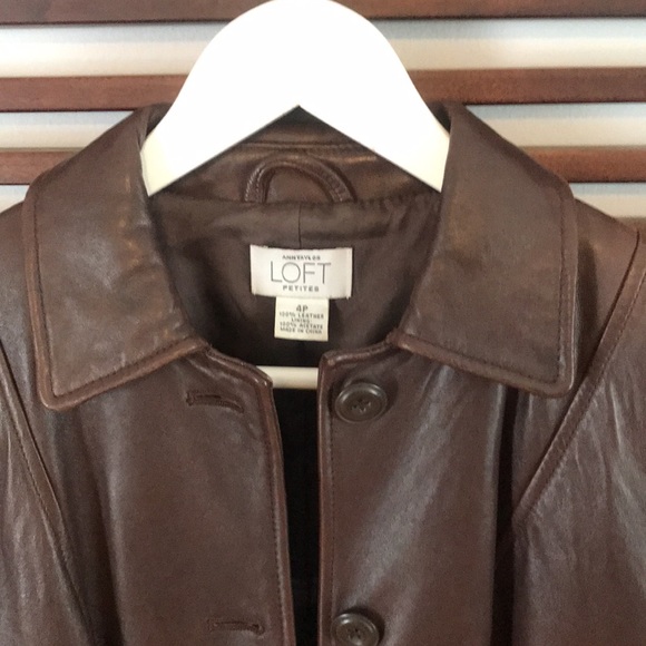 SOLD🎉🎉🎉🎉🎉🎉🎉Loft leather jacket - Picture 3 of 7